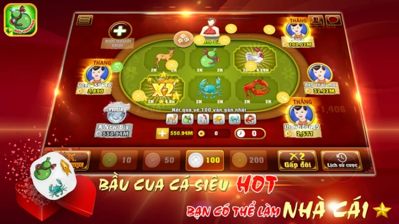 Chiến thuật nuôi quân khi chơi Bầu Cua Tôm Cá online